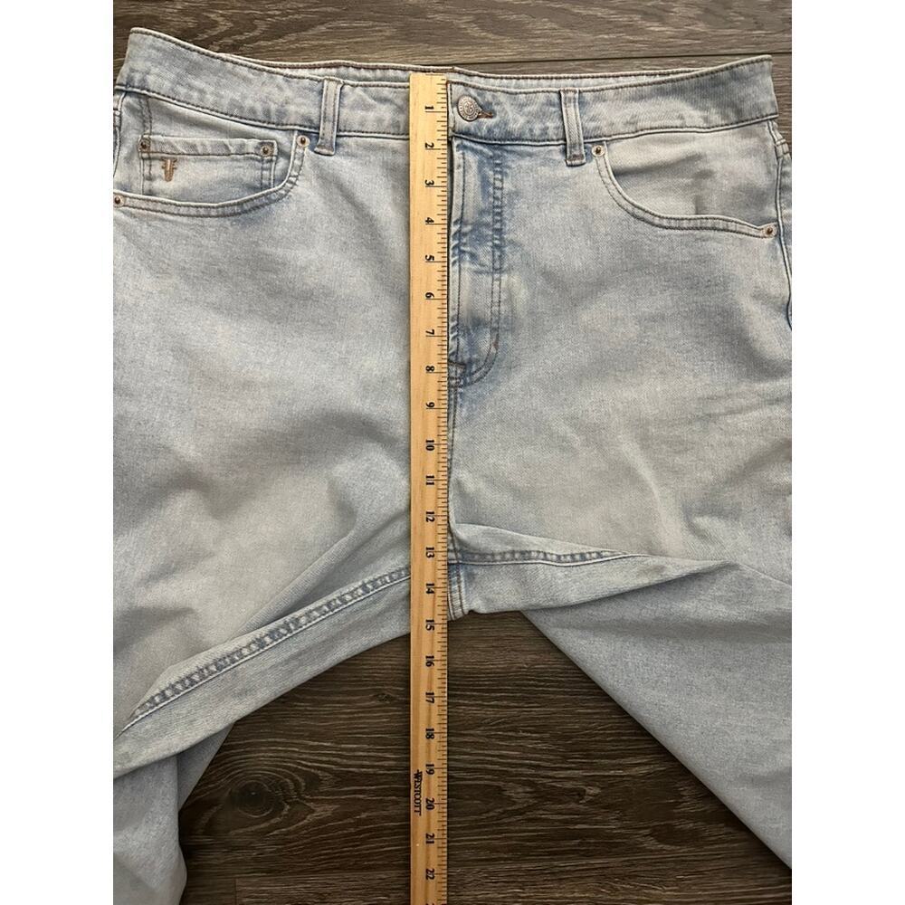 Frye Jeans High Rise Cuffed Crop Stevie Wash Denim Size 16/34 Inseam NWT - Picture 3 of 7